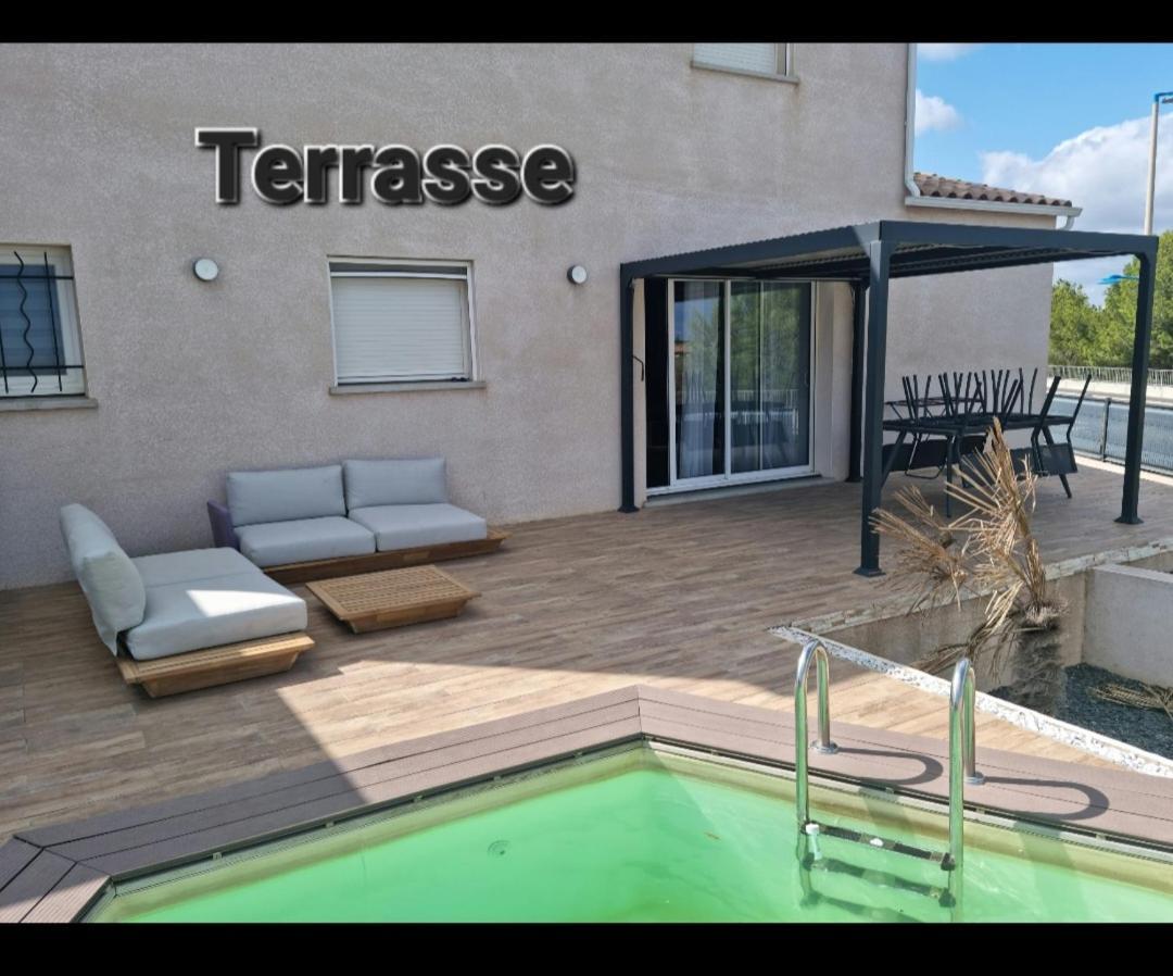Maison 8 Couchages Clim, Plage A Pied, Petite Piscine Пор-ла-Нувель Экстерьер фото