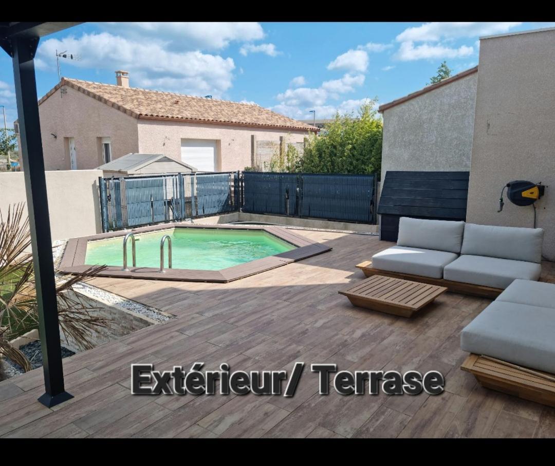 Maison 8 Couchages Clim, Plage A Pied, Petite Piscine Пор-ла-Нувель Экстерьер фото