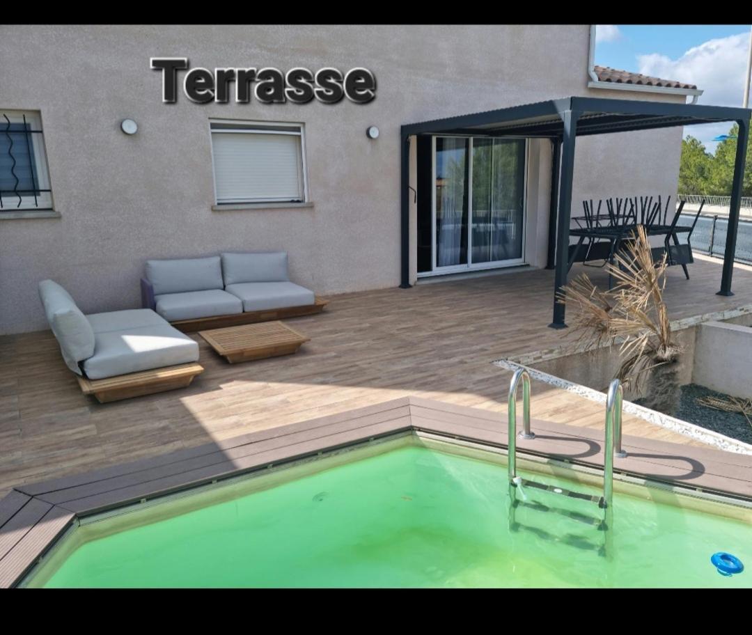 Maison 8 Couchages Clim, Plage A Pied, Petite Piscine Пор-ла-Нувель Экстерьер фото